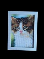 Diamond painting kat met lijst 10x15, Hobby en Vrije tijd, Overige Hobby en Vrije tijd, Ophalen