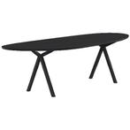 Studio HENK Slim X Eettafel - Zwart, Ovaal, 100 tot 150 cm, Ophalen of Verzenden, Zo goed als nieuw, Vier personen