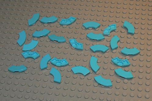 L637 Tegels gebogen 2x2 medium azure 25 st., Kinderen en Baby's, Speelgoed | Duplo en Lego, Nieuw, Lego, Losse stenen, Ophalen of Verzenden