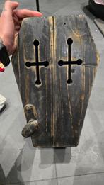 plank doodskist ocult gothic tattoo shop hount, Doe-het-zelf en Verbouw, Hout en Planken, Minder dan 25 mm, Ophalen of Verzenden