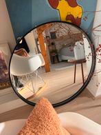 Grote ronde Spiegel - zwart - Lifestyle - diameter 83cm, Huis en Inrichting, Woonaccessoires | Spiegels, Ophalen, Rond, Zo goed als nieuw