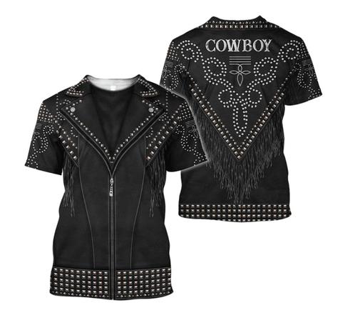 Heren western t-shirt 2 / cowboy zwart linedance t shirt, Kleding | Heren, T-shirts, Nieuw, Zwart, Verzenden