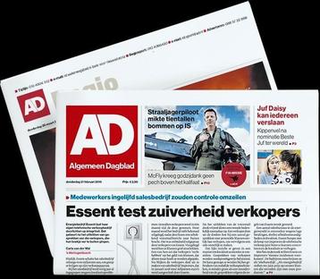 Algemeen Dagblad dinsdag 14 oktober gezocht met Donald Duck  beschikbaar voor biedingen