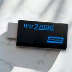 Wii to HDMI | Nieuwe adaptor zwart | 1080P, Ophalen of Verzenden, Nieuw, Zonder controller