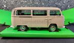 Volkswagen bus T2 creme 1/24 Welly, Verzenden, Nieuw, Bus of Vrachtwagen, Welly