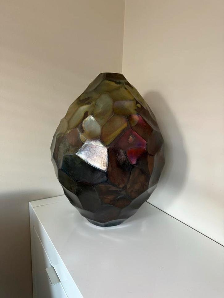 Ecri living Decoratieve Vaas custom 54 cm hoog- Uniek Design, Huis en Inrichting, Woonaccessoires | Vazen, Zo goed als nieuw, Overige kleuren