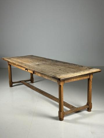 Kloostertafel eettafel 250cm eiken beschikbaar voor biedingen