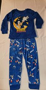 Sonic the Hedgedog pyjama velours blauw maat 104, Kinderen en Baby's, Ophalen of Verzenden