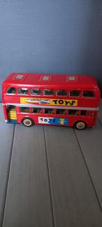 Antieke china tin toys MF844 dubbeldekker blikken bus