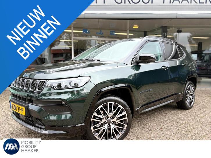 Jeep Compass 4xe 240 Plug-in Hybrid Electric Summit | Premiu, Auto's, Jeep, Bedrijf, Te koop, Compass, 360° camera, 4x4, ABS, Achteruitrijcamera