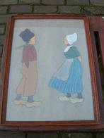 Tekening uit Volendam gesigneerd van rond 1920, Antiek en Kunst, Ophalen of Verzenden