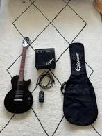 Elektrische gitaar startersset Epiphone, Muziek en Instrumenten, Ophalen, Zo goed als nieuw, Klassieke of Spaanse gitaar