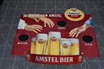 vintage wandbord metaal: Amstel bierbrouwerij Amsterdam, Ophalen of Verzenden, Zo goed als nieuw, Reclamebord