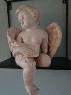 Zittende Engel - Decoratief Beeld, Tuin en Terras, Tuinbeelden, Ophalen of Verzenden, Gebruikt, Beton, Engelenbeeld