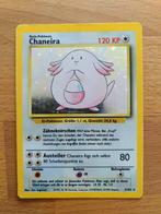 Duitse Pokémonkaart Chaneira (Chansey) 3/102 Base set holo, Ophalen of Verzenden, Gebruikt, Losse kaart