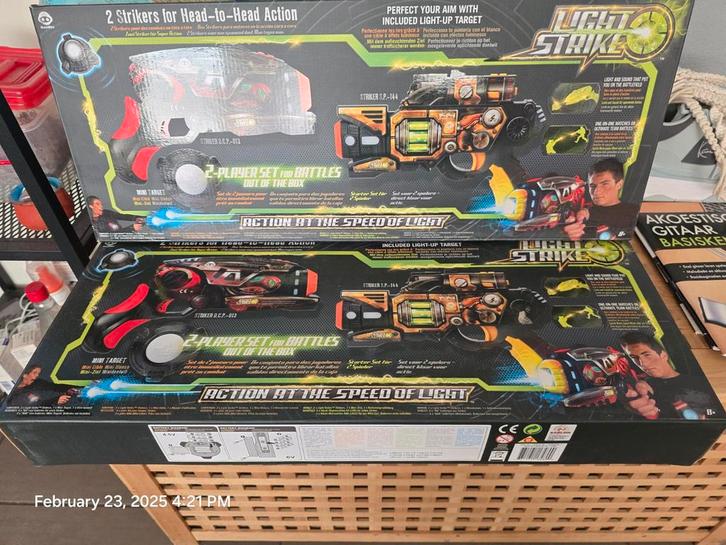 Lasergame set - 4 spelers, Kinderen en Baby's, Speelgoed | Overig, Gebruikt, Jongen of Meisje, Ophalen