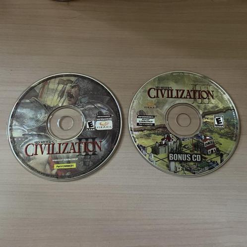 SID MYERS Civilization III Game CD 2001, Spelcomputers en Games, Games | Pc, Zo goed als nieuw, Strategie en Constructie, 1 speler