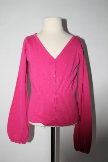 HEMA roze vestje 134-140 in ~~nieuw~~ staat beschikbaar voor biedingen