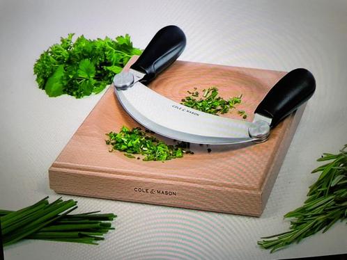 Cole & Mason, Wiegemes & houten snijplank, Huis en Inrichting, Keuken | Keukenbenodigdheden, Zo goed als nieuw, Ophalen of Verzenden