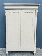 Brocante kleding linnen kast biedermeier meidenkast leg kind, Ophalen, Eikenhout, 100 tot 150 cm, Zo goed als nieuw