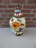 Grote platelen pot met deksel., Antiek en Kunst, Antiek | Keramiek en Aardewerk, Ophalen of Verzenden