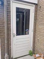Buitendeur hardhout 88x220, Doe-het-zelf en Verbouw, Deuren en Horren, Ophalen, Gebruikt, Buitendeur, 200 tot 215 cm