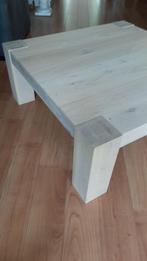 Blank eiken salontafel, Ophalen, Gebruikt, 50 tot 100 cm, 50 tot 100 cm