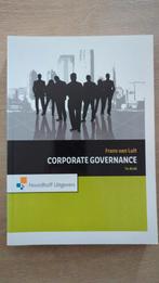Corporate Governance - Frans van Luit, Boeken, Studieboeken en Cursussen, Ophalen of Verzenden, Zo goed als nieuw, HBO, Frans van Luit