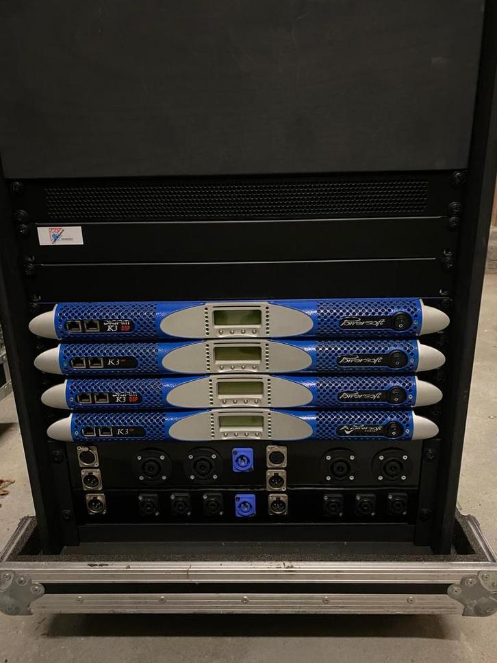 Powersoft K3 DSP Versterkers, Audio, Tv en Foto, Versterkers en Receivers, Gebruikt, 120 watt of meer, Overige merken, Ophalen