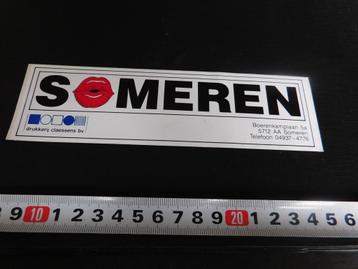 sticker SOMEREN  drukkerij Claessens bv  beschikbaar voor biedingen