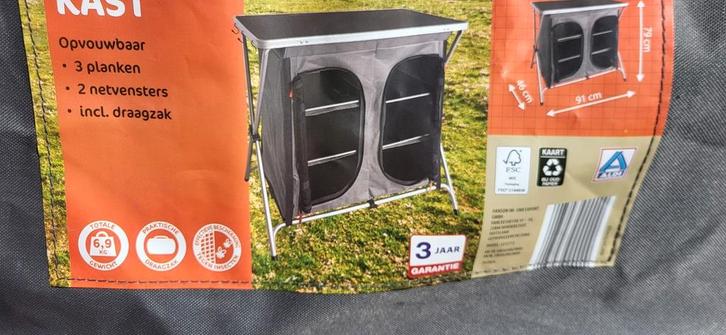 Camping kast opklapbaar, Caravans en Kamperen, Kampeermeubelen, Gebruikt, Campingkast, Ophalen