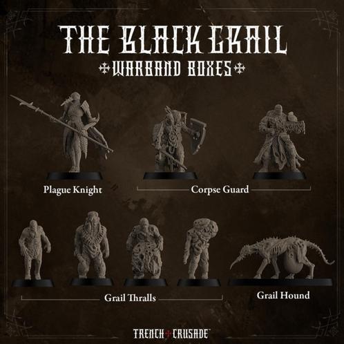The Black Grail Warband voor Trench Crusade, Hobby en Vrije tijd, Wargaming, Nieuw, Figuurtje(s), Verzenden