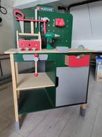 houten kinder werkbank parkside, Kinderen en Baby's, Speelgoed | Speelkeukens, Ophalen, Gebruikt, Hout