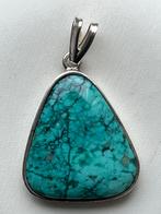 Zilveren hanger Turkoois, Overige voorstellingen, Verzenden, Zo goed als nieuw, Met edelsteen