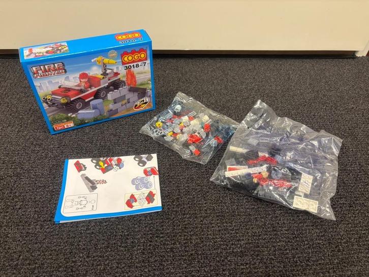 Cogo bouwstenen brandweerauto, nieuw in verpakking!, Kinderen en Baby's, Speelgoed | Bouwstenen, Nieuw, Ophalen