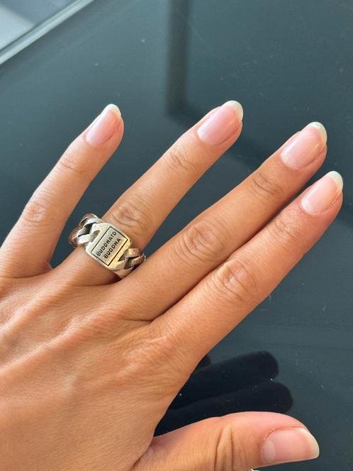 Buddha to Buddha ring maat 17 in hele goede staat, Sieraden, Tassen en Uiterlijk, Ringen, Gebruikt, Dame of Heer, 17 tot 18, Zilver