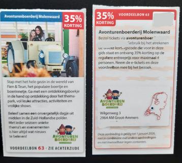 Avonturenboerderij Molenwaard, 35% korting. beschikbaar voor biedingen
