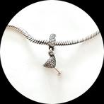 Pandora Cocktailglas pave 791535CZ, Pandora, Ophalen of Verzenden, Zo goed als nieuw, 1 bedel