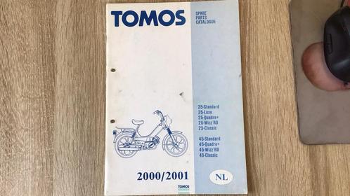 Tomos Spare Parts Catalogue van 20/21 Onderdelencatalogus, Fietsen en Brommers, Handleidingen en Instructieboekjes, Gebruikt, Ophalen of Verzenden