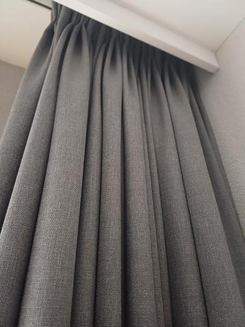 Overgordijnen antraciet  beschikbaar voor biedingen