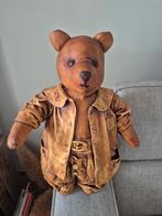 Grote Engelse vintage beer ( leder achtig materiaal), Ophalen of Verzenden