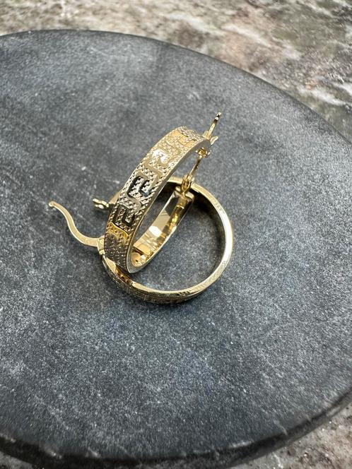 14k Gouden Oorbellen, Sieraden, Tassen en Uiterlijk, Oorbellen, Nieuw, Hangers, Goud, Ophalen of Verzenden