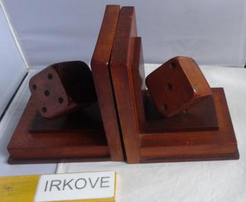 ART DECO BOEKSTEUNEN * DOBBELSTENEN * Een Paar * beschikbaar voor biedingen