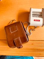 Vintage Sixon Belichtingsmeter met leren tas, Ophalen of Verzenden, Gebruikt, Doka-onderdelen, Draagbaar