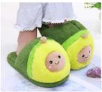 Warme Avocado Schoenen Pantoffels Slippers leuk kerstkado!, Kleding | Dames, Nieuw, Ophalen of Verzenden, Onbekend, Pantoffels of Sloffen