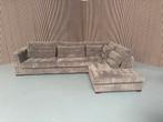 GRATIS LEVERING Ribstof Hoekbank 330x230 GEREINIGD, 300 cm of meer, Ophalen of Verzenden, 150 cm of meer, Vierpersoons of meer