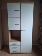 Grote kledingkast met lades en legplanken, Ophalen, Overige materialen, Gebruikt, 50 tot 100 cm