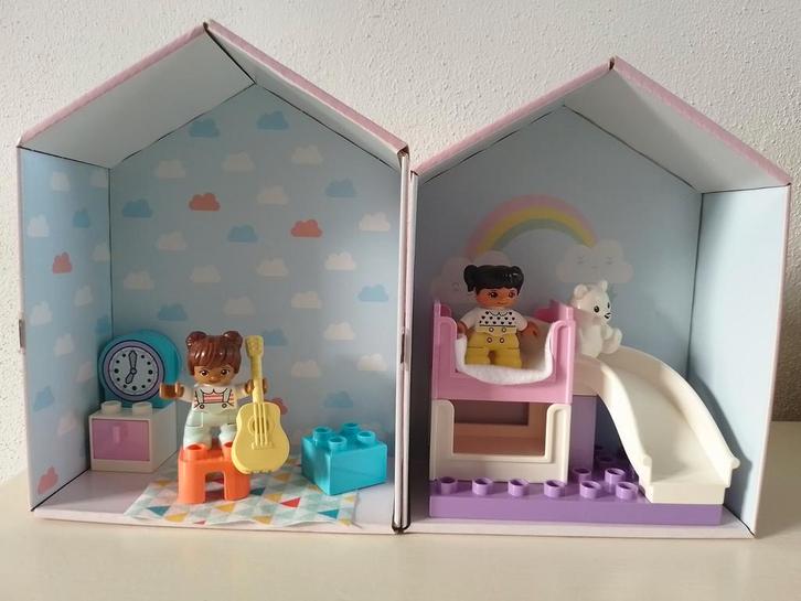 Duplo 10926 Slaapkamer / klein poppenhuis, Kinderen en Baby's, Speelgoed | Duplo en Lego, Zo goed als nieuw, Duplo, Complete set