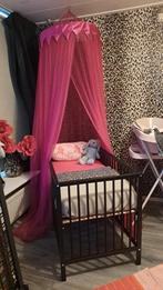 Zwart baby bed, Ophalen of Verzenden, Zo goed als nieuw, Jongetje of Meisje