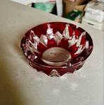 Antieke Kristallen Asbak - Val St. Lambert - Ascher, Ophalen of Verzenden